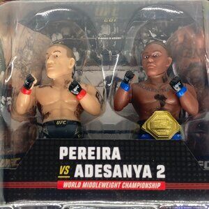 UFC Octagon Fighters PEREIRA vs ADESANYA 2 UFC 287 MMA Collectible Fights 2-Pack